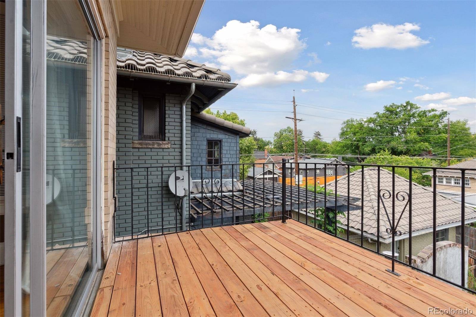 Rebuilt deck off the primary bedroom