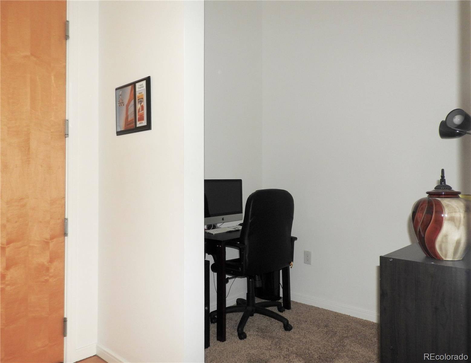 Den used as an office