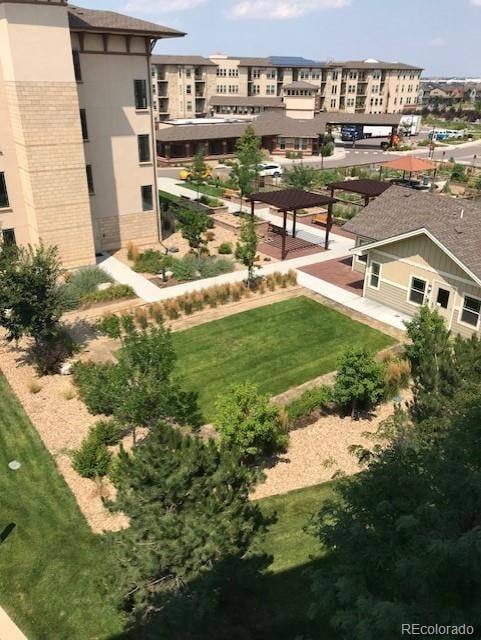 Landscaped courtyard