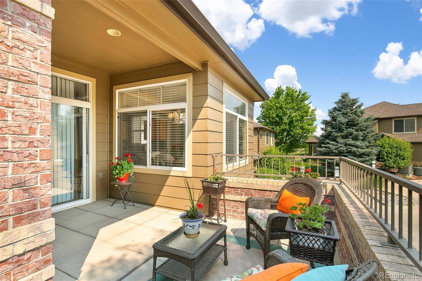Private patio