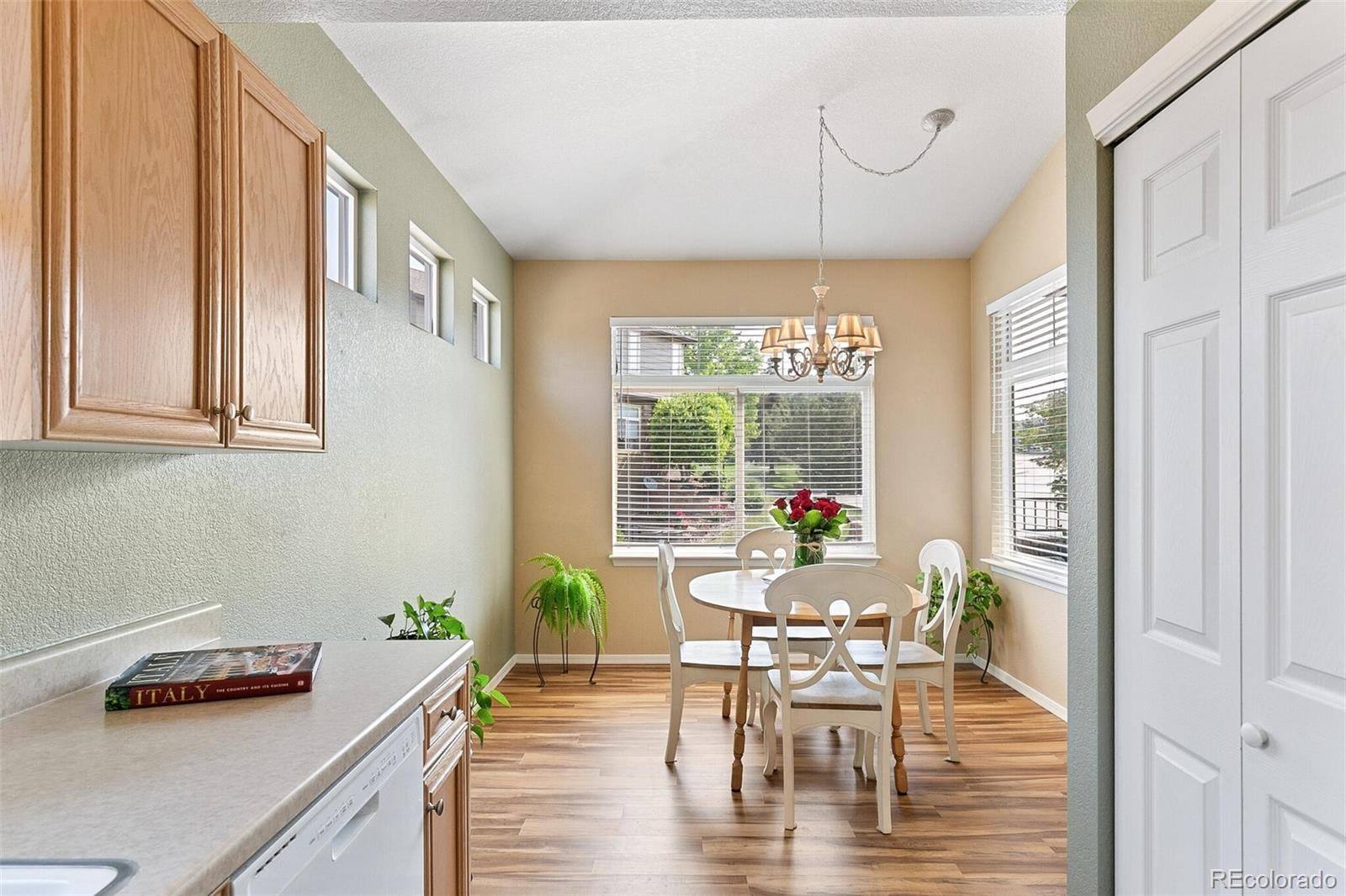 Kitchen toward dining