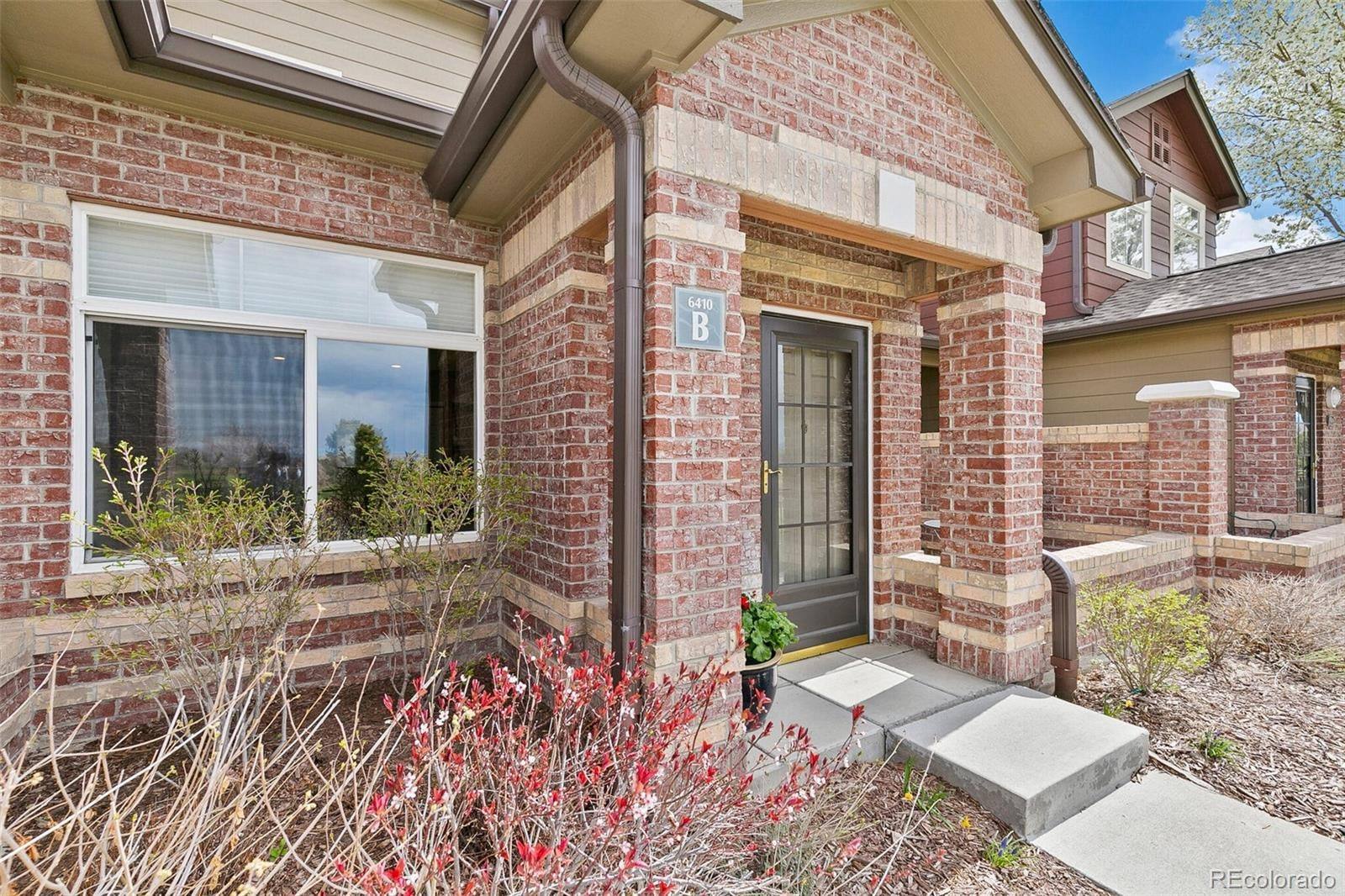 Entry and private patio