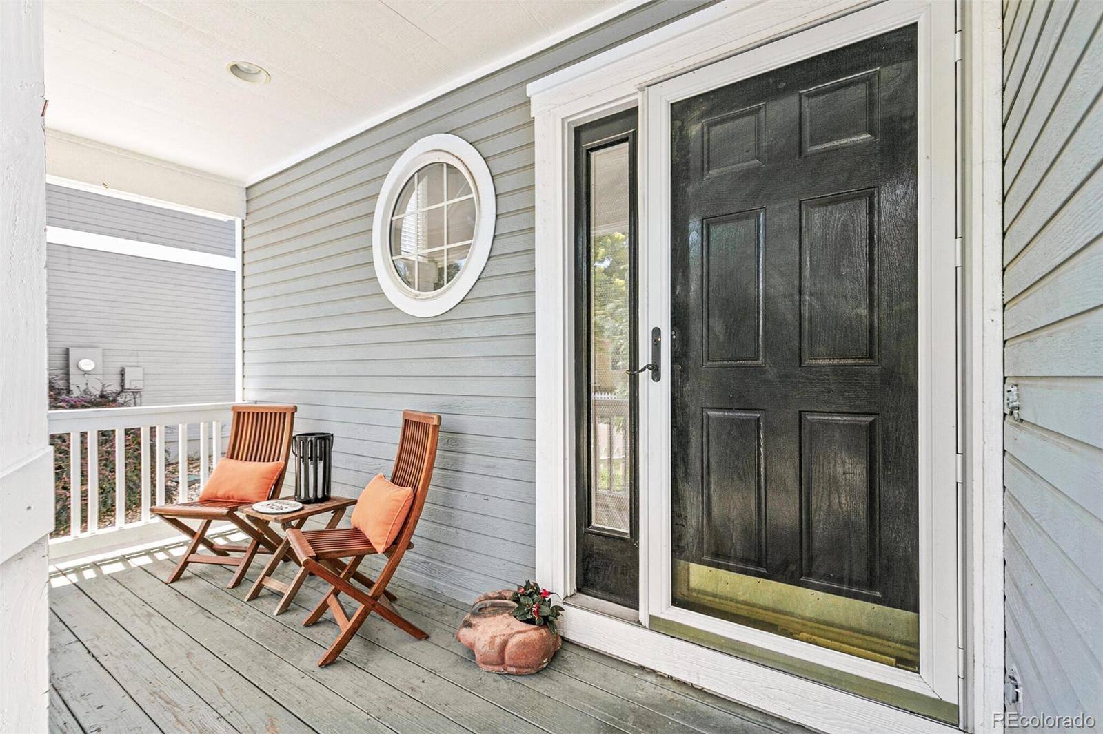 Covered front porch